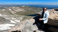Julie Anna at Mount Evans Summit