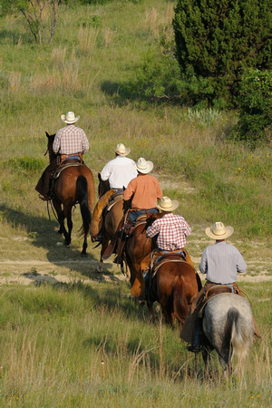 The crew heads out