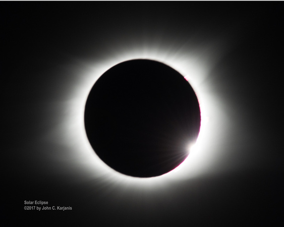2017 Total Solar Eclipse -Corona with Bailey's Bead