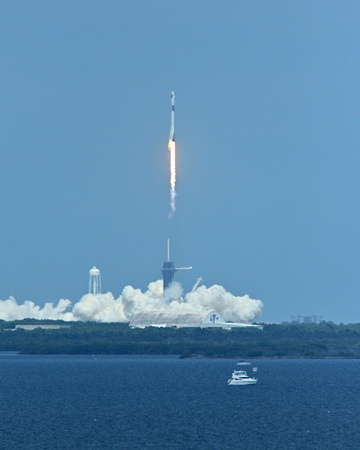 SpaceX Falcon 9 and Crew Dragon Historic Launch